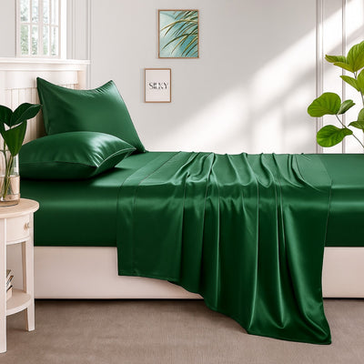 Premium Satin Fitted Bedsheet