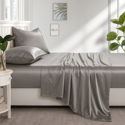 Premium Satin Fitted Bedsheet