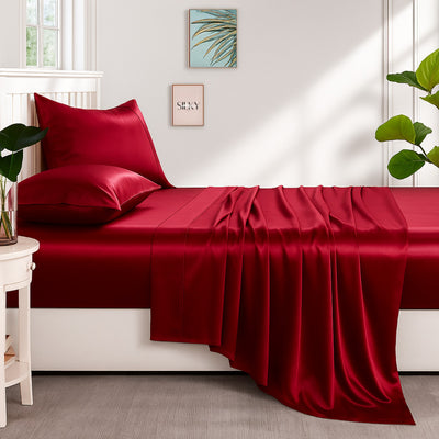 Premium Satin Fitted Bedsheet