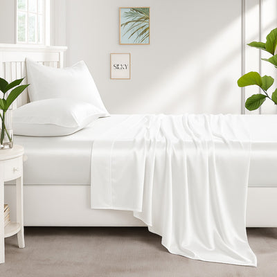 Premium Satin Fitted Bedsheet